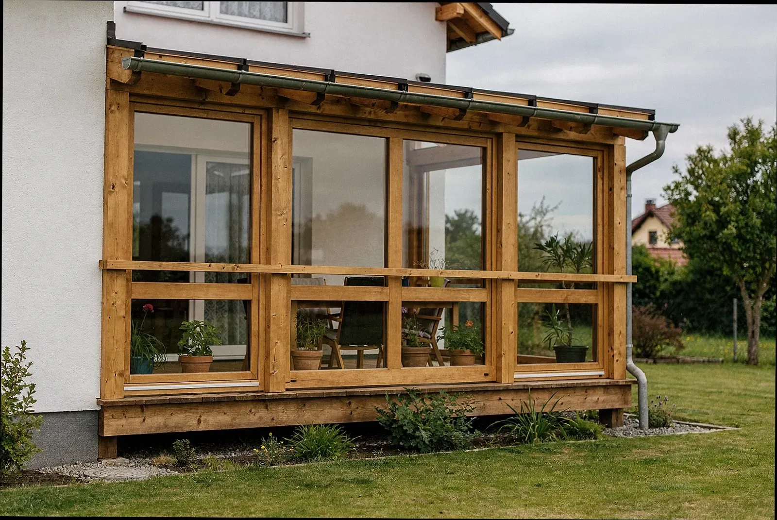 Balkon-Wintergarten in Rostock